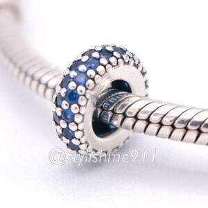 Authentic PANDORA Inspiration Within Spacer with Blue Crystal - 791359NCB
